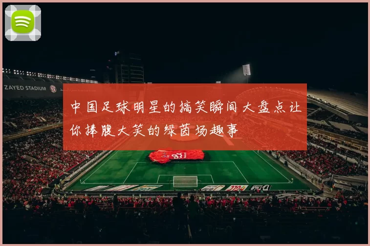 中国足球明星的搞笑瞬间大盘点让你捧腹大笑的绿茵场趣事